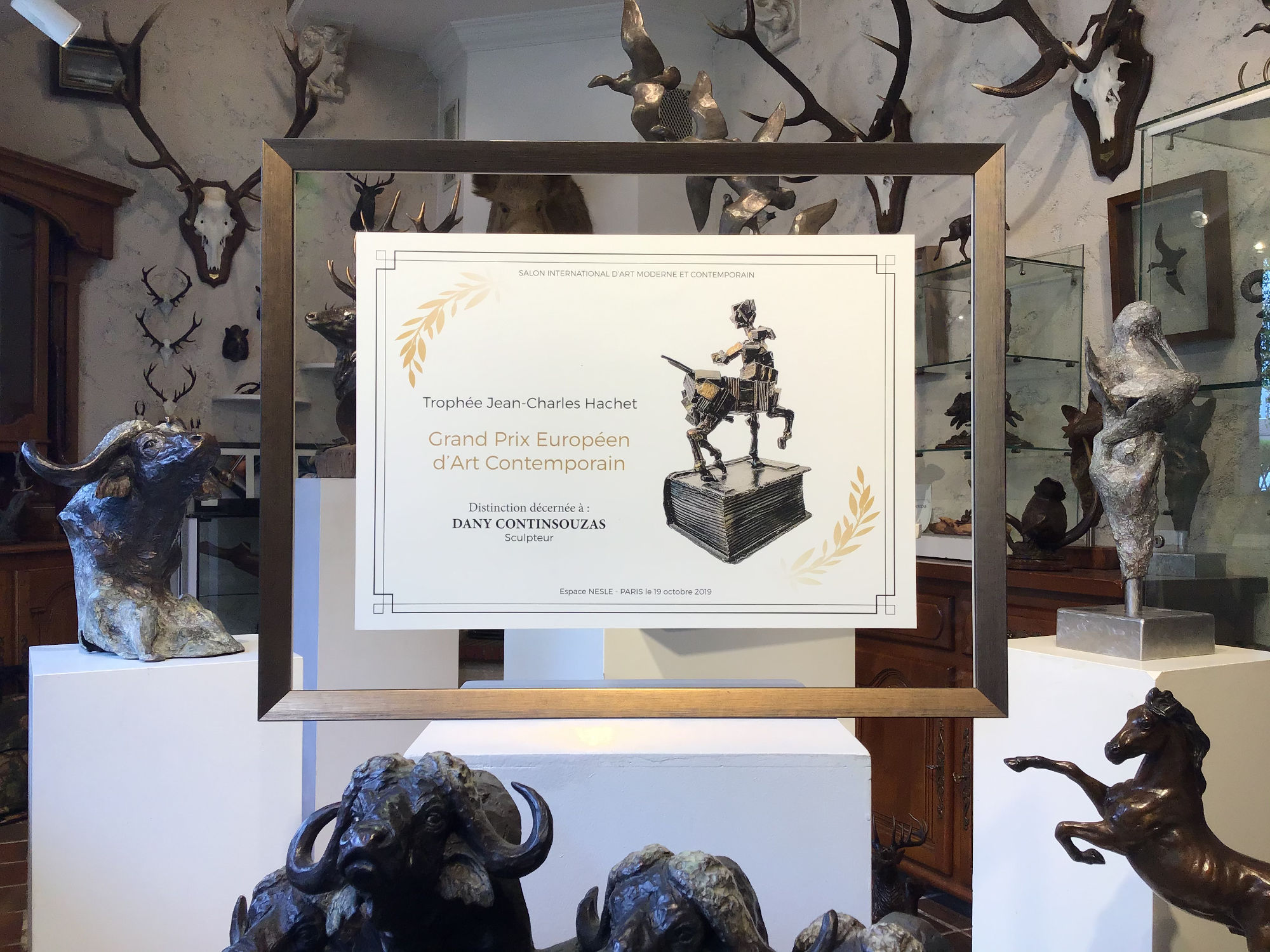 trophée hachet - prix d'art contemporain européen 2020 - Sculpture 